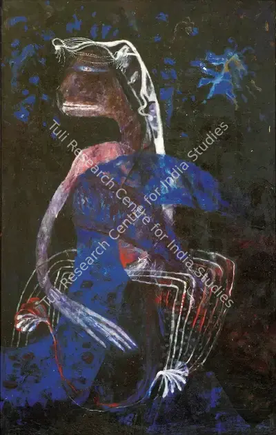 Jaya Ganguly (Artist), Taming the Evil, 1991, Painting