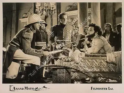Dronacharya (Cinematographer), Anand Math, 1952, Lobby Card
