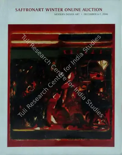 Saffronart (Auction House), Modern Indian Art, 2006, Auction Catalogue