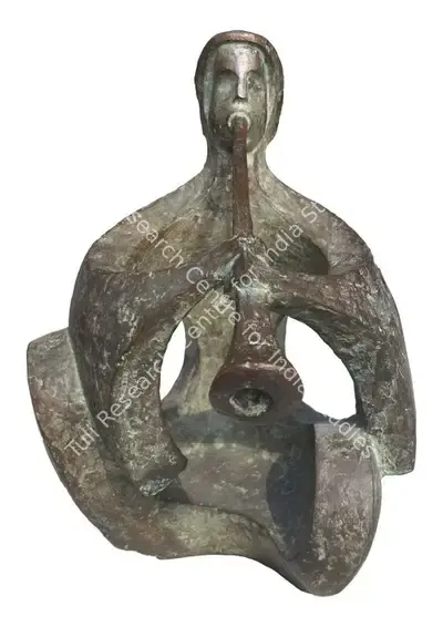 Debabrata Chakraborty (Artist), Flute Player, Sculpture