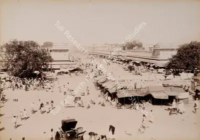 Unknown (Photographer), Manuk Street near Wind Palace, India, Antiquarian Photograph