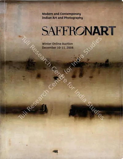 Saffronart (Auction House), Modern and Contemporary Indian Art and Photography, 2008, Auction Catalogue