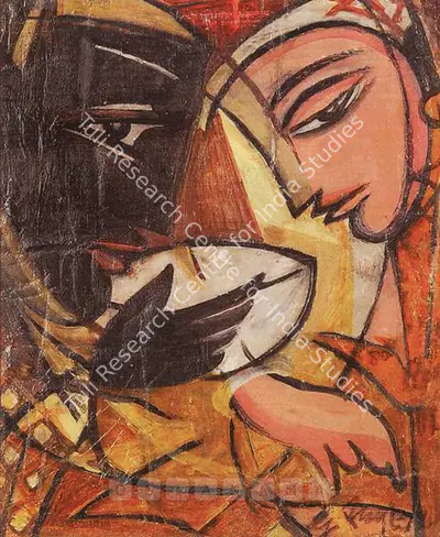 George Keyt (Artist), Untitled, 1978, Painting