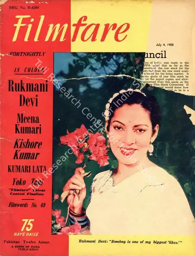 C.R. Mandy (Editor), Filmfare, 1958, Magazine