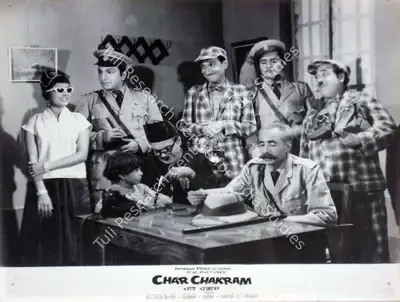 Piloo Mistry (Producer), Char Chakram, 1965, Lobby Card