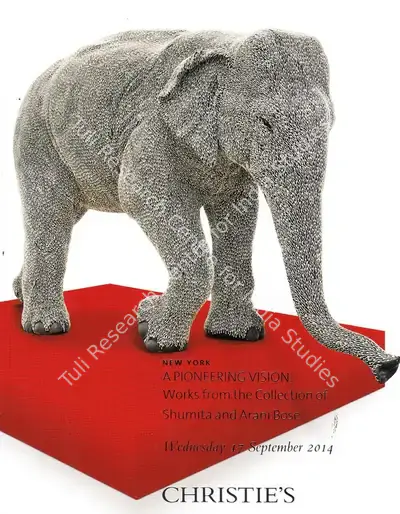 Christie's (Auction House), A Pioneering Vision, 2014, Auction Catalogue