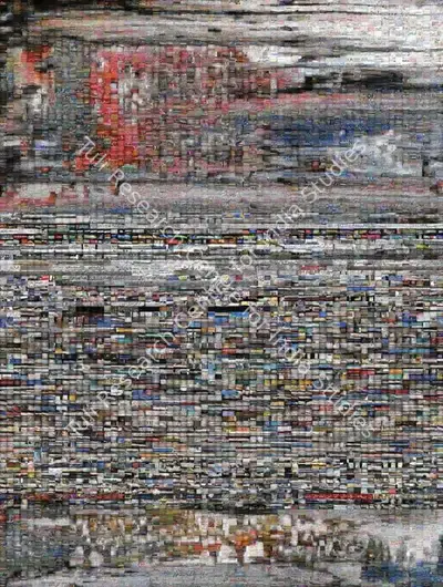 Rashid Rana (Artist), Language 4, 2012, Print