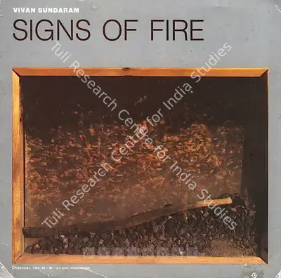 Vivan Sundaram (Artist), Signs of Fire, 1984, Solo Exhibition Catalogue