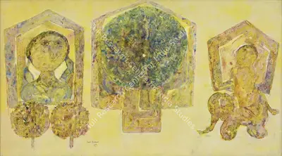 Sakti Burman (Artist), Untitled, 1966, Painting