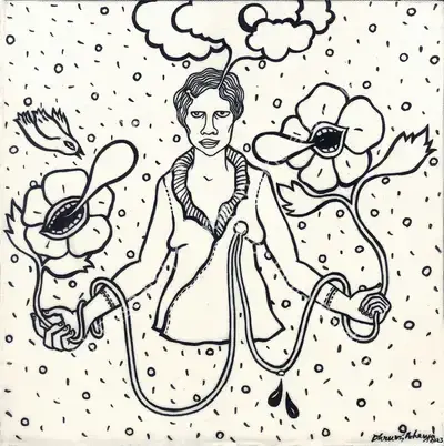 Dhruvi Acharya (Artist), Untitled (Mother), 2023, Painting