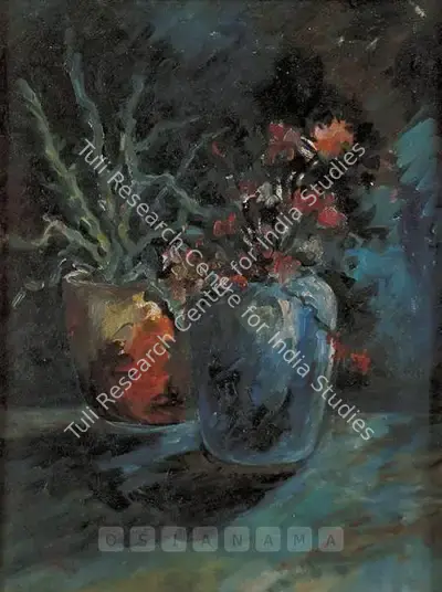 N.S. Bendre (Artist), Still Life, 1944, Painting