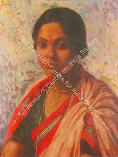 J.P. Gangooly (Artist), A Bengali Beauty, 1834, Painting