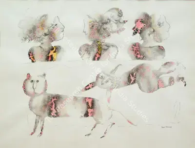 Sakti Burman (Artist), Untitled, 1979, Painting
