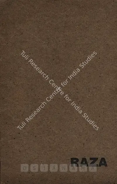 S.H. Raza (Artist), Raza, 1968, Solo Exhibition Catalogue