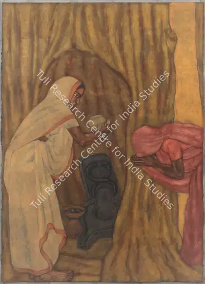 Shanti&nbsp;Panchal (Artist), Untitled (Offerings), 1988, Painting