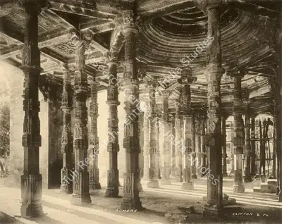 Studio Clifton & Co. (Photographic Studio), Arhai Din Ka Jhopra, Ajmere (Ajmer), 1900, Antiquarian Photograph