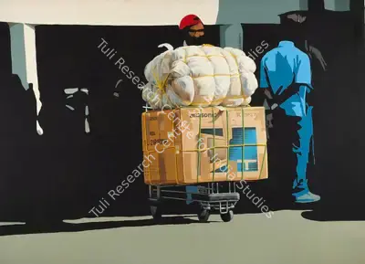 Subodh Gupta (Artist), Sat Samunder Par (9), 2004, Painting