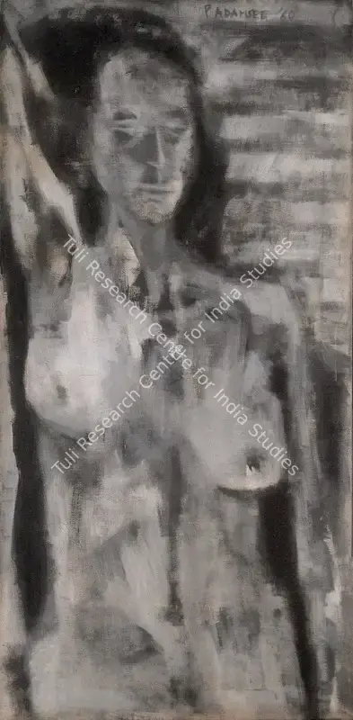 Akbar Padamsee (Artist), Nude In Grey, 1960, Painting