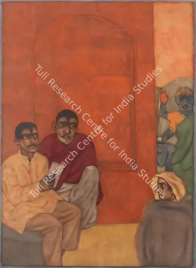 Shanti Panchal (Artist), Letter from India, 1991, Painting
