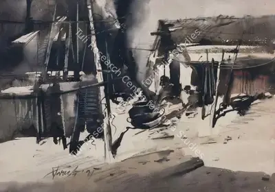 Paresh Maity (Artist), Untitled, 1991, Painting