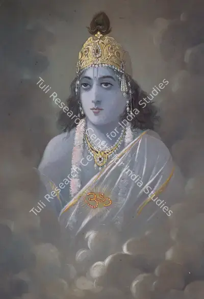 Ustad Allah Bukhsh (Artist), Krishna, 1931, Painting