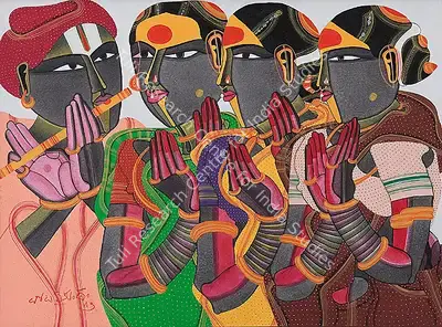 Thota Vaikuntam (Artist), Untitled, 2012, Painting