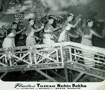 Nasir Husain (Director), Tumsa Nahin Dekha, 1957, Lobby Card