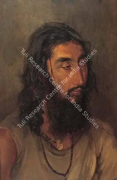 Pestonji Bomanji (Artist), Opium Eater, 1908, Painting