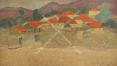 Bendre, N.S. (Artist). Untitled, 1966 | Painting, AG.Mum/28.04.24, 2024 · Asta Guru