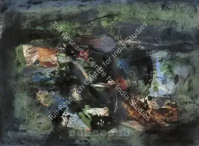 Laxman Shreshtha (Artist), Untitled, 1992, Painting