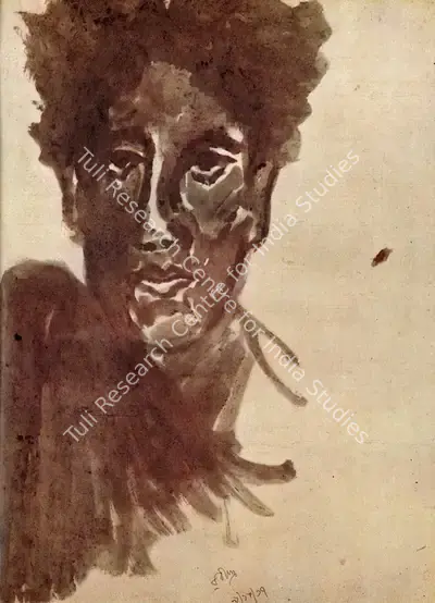 Rabindranath Tagore (Artist), Untitled, 1931, Painting