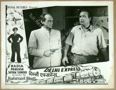 Balwant Bhatt (Director), Delhi Express, 1949, Lobby Card