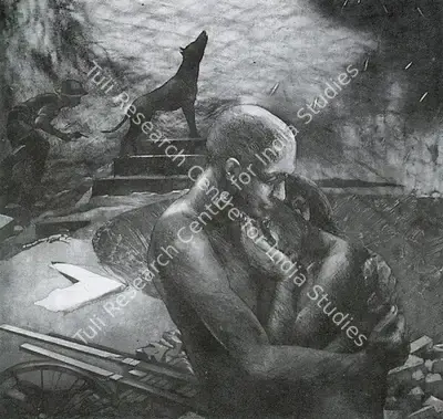 Anupam Sud (Artist), The Howl, 1987, Painting