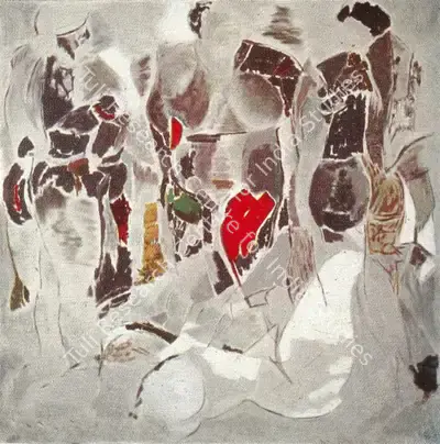 Bal Chhabda (Artist), The Graces, 1965, Painting