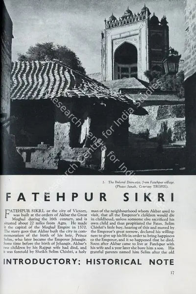 Fatehpur Sikri, 1948, Essay