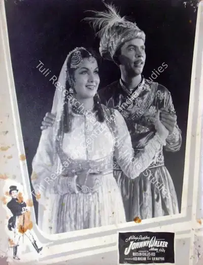 T.R. Joshi (Cinematographer), Johnny Walker, 1957, Lobby Card