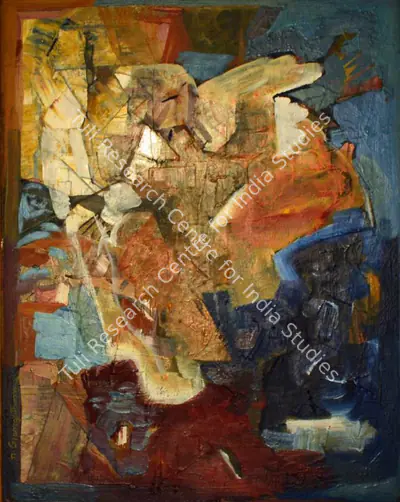 G. Gangathovam (Artist), Untitled, 1976, Painting