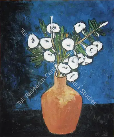 B. Prabha (Artist), Still Life II, 1961, Painting