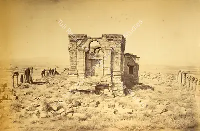 John Burke (Photographer), Ruins of Martand, Kashmir, 1868, Antiquarian Photograph