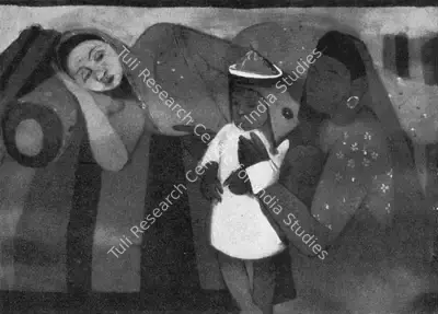 Amrita Sher-Gil (Artist), Resting, 1940, Painting
