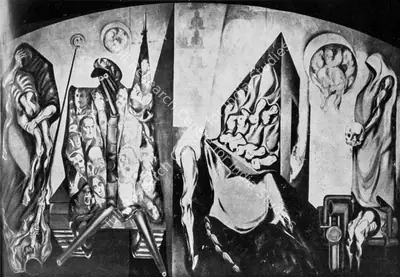 A. Ramachandran (Artist), Gandhi Darshan Exhibition, New Delhi, 1969, Painting