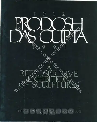 Prodosh Dasgupta (Artist), Prodosh Dasgupta 1912 - 1991, 1991, Solo Exhibition Catalogue