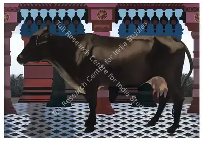 Nataraj Sharma (Artist), Urban Animal (Cow), 2015, Painting