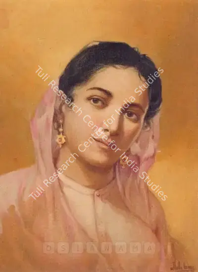Ustad Allah Bukhsh (Artist), Untitled (Portrait), Painting