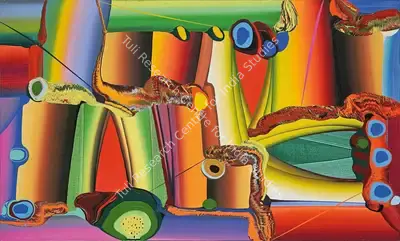 Bose Krishnamachari (Artist), Stretched Bodies, Painting