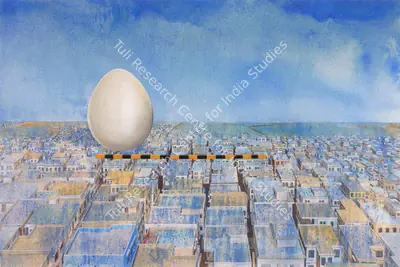 Jagannath Panda (Artist), City Breeds, 2005, Painting