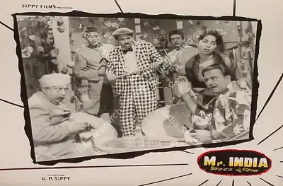 Roque M. Layton (Cinematographer), Mr India, 1961, Lobby Card