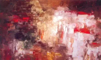 K.M. Adimoolam (Artist), Reflex, 1991, Painting