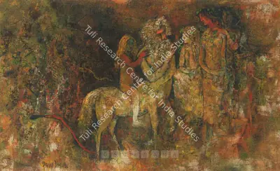Arup Das (Artist), Untitled, 1991, Painting