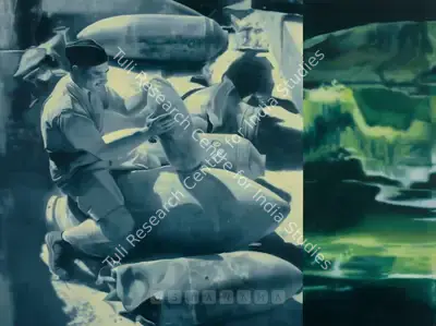 T.V. Santhosh (Artist), Unexploded, 2002, Painting